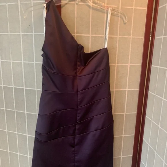 David’s Bridal Plum Dress Size 6 - Picture 4 of 7